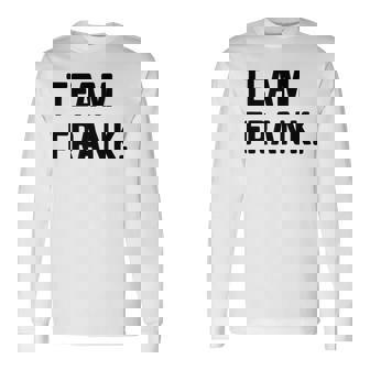 Team Frank Nombre Apellido Camiseta de manga larga - Regaloses