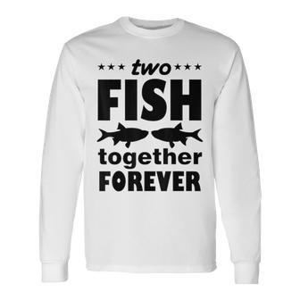 Two Fish Together Forever Angler Langarmshirts - Geschenkecke