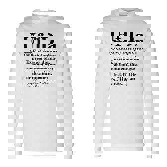 Uff Da Definition Define Uff Da Long Sleeve T-Shirt - Thegiftio UK