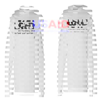 Usaid From The American People Political Society Long Sleeve T-Shirt | Mazezy