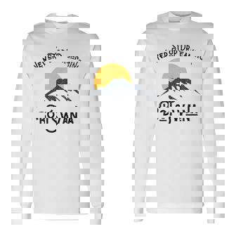 Vacaciones Deiajes En Botswana Nunca Dejes De Soñar Botsuana Camiseta de manga larga - Regaloses