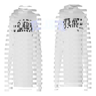 Villanova Pennsylvania Pa Vintage Athletic Sports Long Sleeve T-Shirt | Mazezy