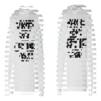 White Boy Of The Year Long Sleeve T-Shirt - Thegiftio UK