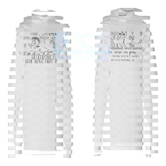 Winter NICU Nurse Cute Penguin Nurse NICU Holiday Christmas Long Sleeve T-Shirt - Monsterry