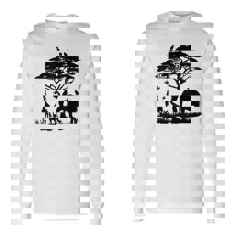 Zookeeper Safari Selva Animales Africanos Sabana Zoo Guardián Camiseta de manga larga - Regaloses