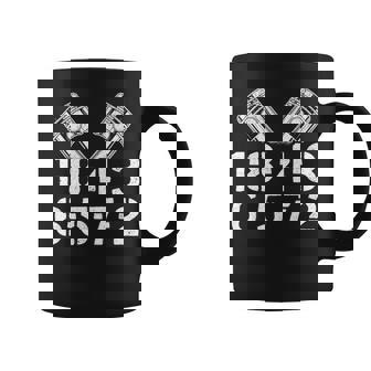 1-8-4-3-6-5-7-2 Firing Order V8 Big Block Car Guy Garage Graphic Print Coffee Mug - Monsterry