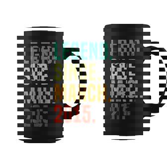 10 Years Old Legend Since March 2015 10Th Birthday Coffee Mug - Seseable