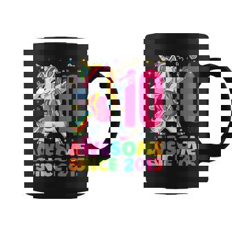 10 Years Old Unicorn Dabbing 10Th Birthday Girl Party Coffee Mug - Monsterry
