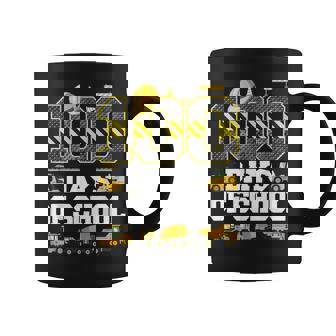 100 Days Of School Construction Vehicle Toddlers Boys Coffee Mug | Mazezy