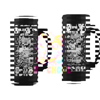 100 Days Of School Girls Cat Costume 100 Days Of School Cat Graphic Print Coffee Mug - Monsterry