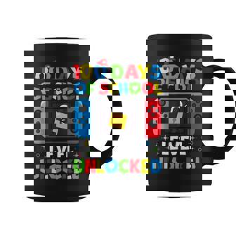 100 Days Of School Level Unlocked Gaming 100Th Day Of School Coffee Mug | Mazezy