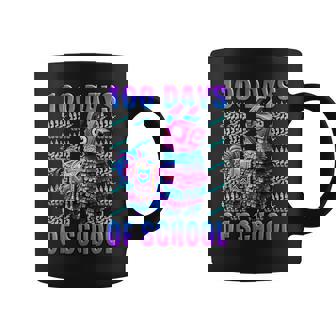 100 Days Of School Llama Gaming Cool Gamers Graphic Print Coffee Mug - Monsterry