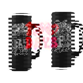 100 Days Of School Retro Disco Hearts 100Th Day Of School Coffee Mug - Thegiftio