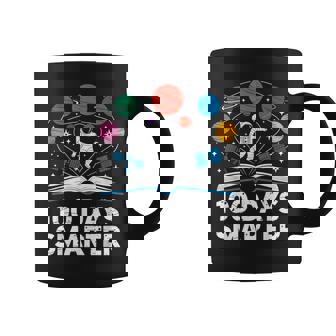 100 Days Smarter Astronaut Space 100Th Day Of School Kid Boy Coffee Mug - Seseable