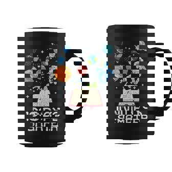 100 Days Smarter Space Astronaut 100th Day School Boys Kids Graphic Print Coffee Mug - Monsterry