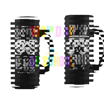 100th Days Of School Vibes Retro Sunglasses 100 Days Teacher Graphic Print Coffee Mug - Monsterry