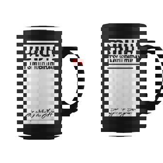 16 Year Old Bruh It's My 16Th Birthday Sign My Coffee Mug - Seseable