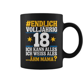 18 Geburtstag Junge Mädchen 18 Jahre 2007 Lustig Geschenk Tassen - Geschenkecke