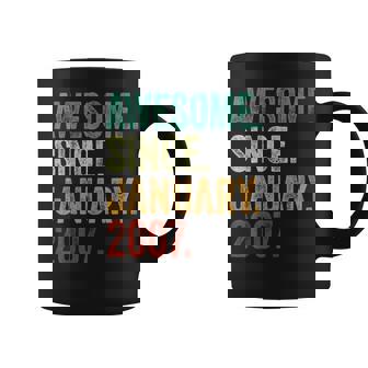 18 Years Old Awesome Since January 2007 18Th Birthday Coffee Mug | Mazezy