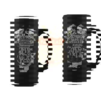 1960 Panhead Motorcycle Vintage Distressed Biker Chopper Rat Graphic Print Coffee Mug - Monsterry