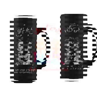 2 Sisters Anime Chibi Girls Built-In Best Friends For Life Coffee Mug | Mazezy