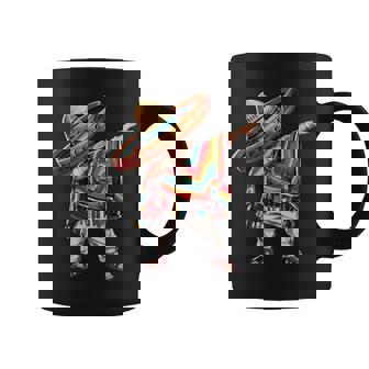 2025 Happy Party Mexican Boy Dabbing Poncho Cinco De Mayo Coffee Mug - Thegiftio