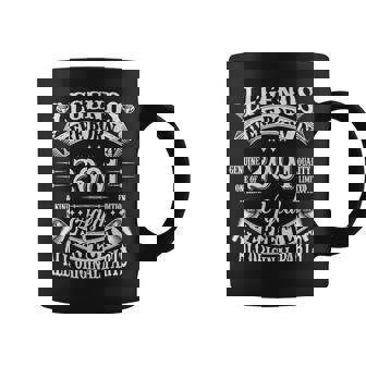 24Th Birthday 24 Years Old Vintage Legends Born In 2001 Coffee Mug | Mazezy