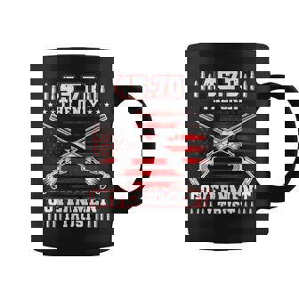 2nd Amendment 45 70 Government US Flag Patriotic Gun Lover Graphic Print Coffee Mug - Monsterry