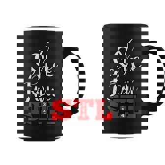 314 STL She From St Louis Missouri Women Graphic Print Coffee Mug - Monsterry