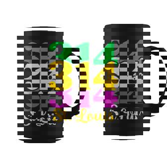 314 StLouis Mardi Gras Festival New Orleans Women Men Graphic Print Coffee Mug - Monsterry