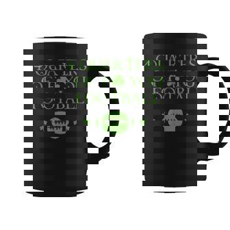 4 Quarters Of F You Football Clover Coffee Mug | Seseable CA