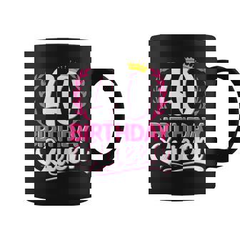 40 Años 40 Cumpleaños Birthday Queen 40 Taza de café - Regaloses