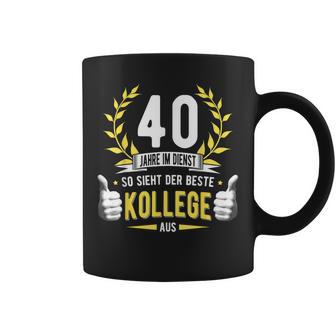 40 Jahre Dienst College Service Anniversary Company Anniversary Decorative Tassen - Geschenkecke