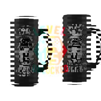45 Años Cumpleaños Regalo Gamer T Level 45 Unlocked Taza de café - Regaloses