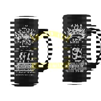46 Años Cumpleaños Las Leyendas Nacen En Febrero De 1979 Taza de café - Regaloses