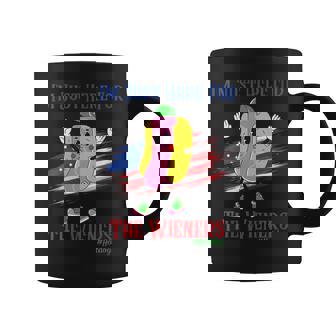 4Th Of July I'm Just Here For The Wieners Hot Dog USA Flag Graphic Print Coffee Mug - Monsterry
