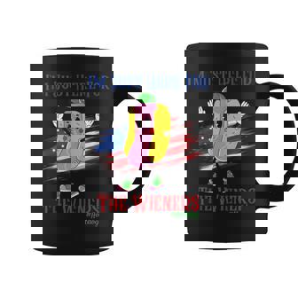 4Th Of July I'm Just Here For The Wieners Hot Dog USA Flag Tank Top Graphic Print Coffee Mug - Monsterry