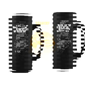4x4 Car Off Road Classic Off Roading Four Wheel Drive Graphic Print Coffee Mug - Monsterry