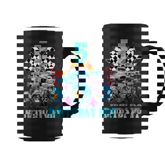 5 Year Old 5Th Birthday Boys Monster Truck Car Coffee Mug - Thegiftio UK