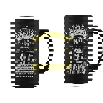 50 Años Cumpleaños Las Leyendas Nacen En Marzo De 1975 Taza de café - Regaloses