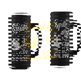 53 Year Old Birthday 53rd Birthday With God's Grace & Mercy Graphic Print Coffee Mug - Monsterry