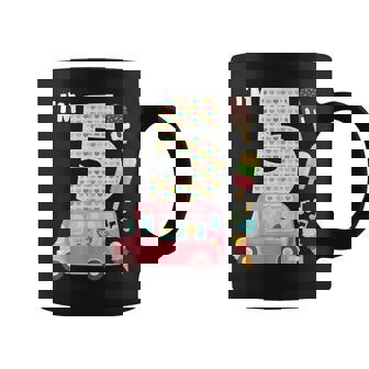 5Th Birthday Crew Ice Cream Truck I'm 5 Bday Ice Cream Party Taza de café - Regaloses