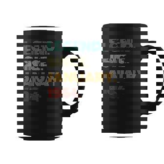 61 Years Old Legend Since January 1964 61St Birthday Coffee Mug | Mazezy