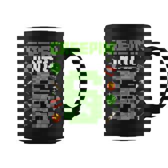 6Th Birthday Gamer Pixel Creepin’ Into 6 Video Game Party Coffee Mug | Mazezy
