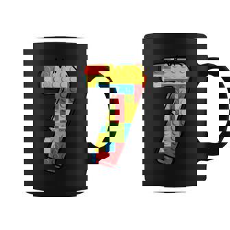 7 Year Old Blocks Building Master Builder 7Th Birthday Coffee Mug - Thegiftio