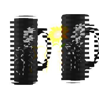 8647 Subtle Anti Trump 86 47 Cat Sunflower Cat Lovers Coffee Mug - Seseable