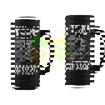 8Th Birthday 8 Year Old Birthday Boy Gamer Pixel Number Coffee Mug | Seseable UK