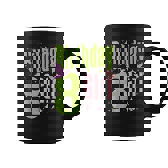 8Th Birthday Witch Pink And Green 8 Year Old Birthday Girl Coffee Mug - Seseable