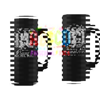 Abcd Preescolar Rocks Lápiz Rayo Maestros Rock Boys Taza de café - Regaloses