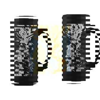 Abstract Line Cook Head Sous Chef Kitchen Cooking Food Art Graphic Print Coffee Mug - Monsterry